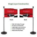 Custom Magnetic Car Flag Kit