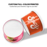 Custom Full-Color Printed Ice-Cream Cups