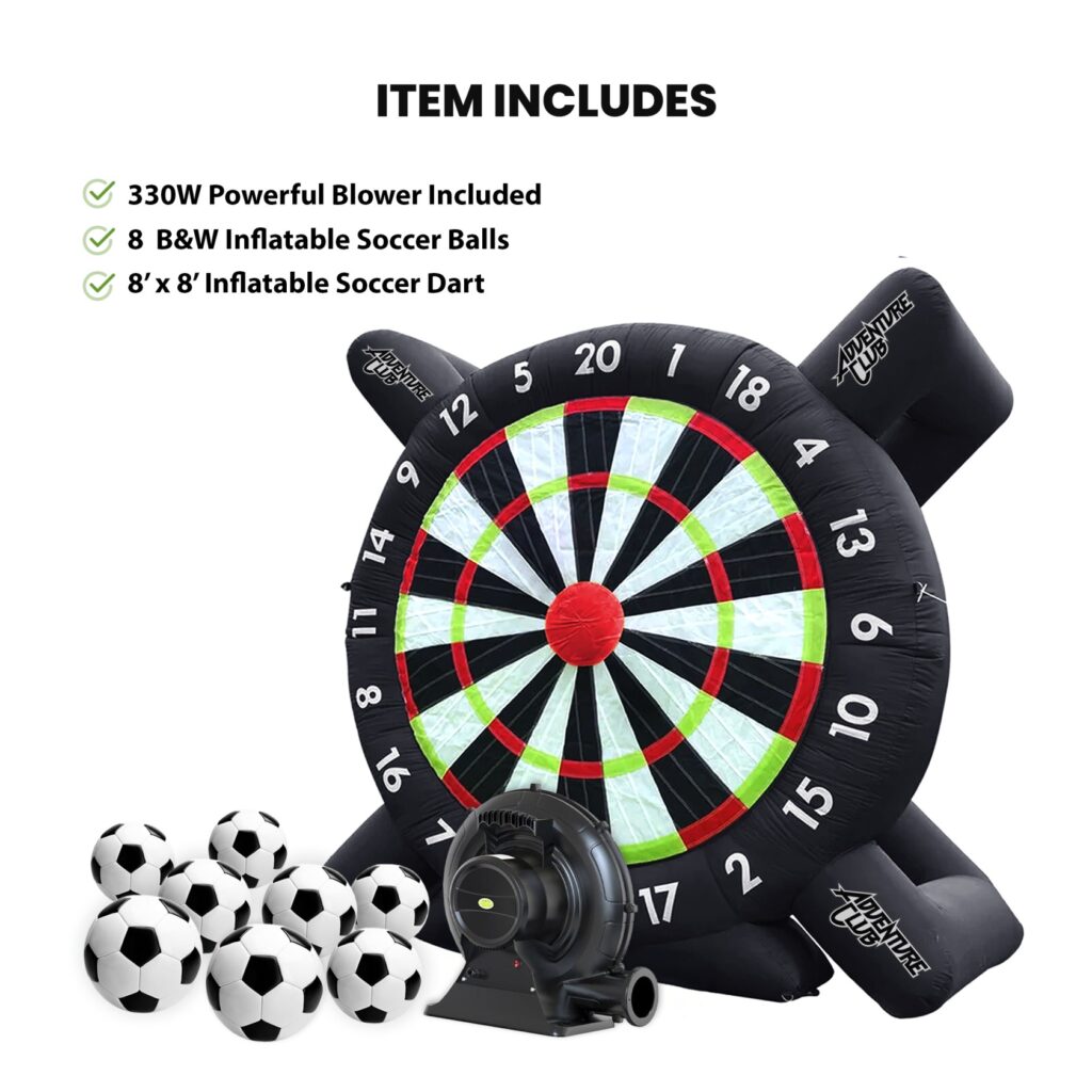 Inflatable Soccer Darts Kit