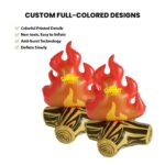 Custom Inflatable Camping Flames