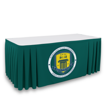 Custom Box Pleated Table Skirts